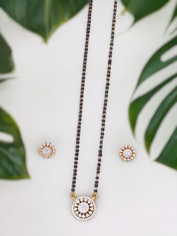Golden Matiya Mangalsutra Set