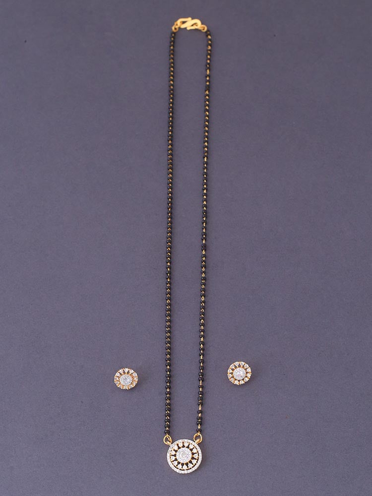 Golden Matiya Mangalsutra Set