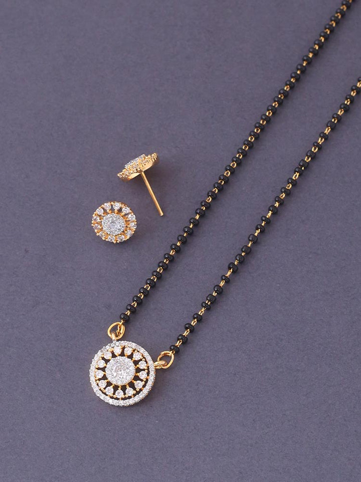 Golden Matiya Mangalsutra Set