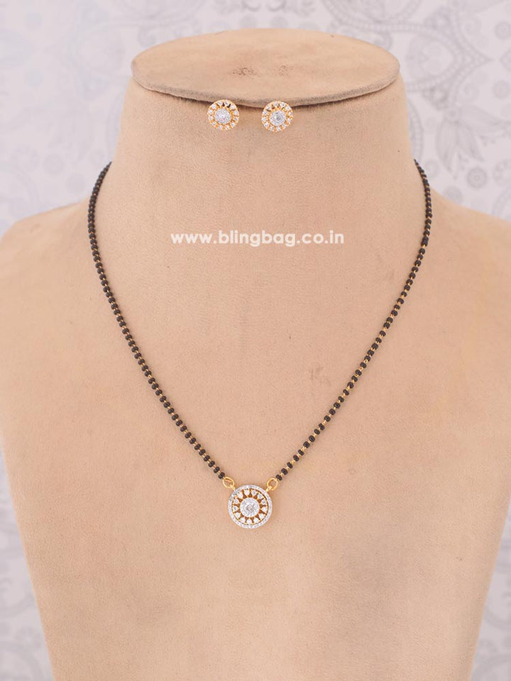 Golden Matiya Mangalsutra Set