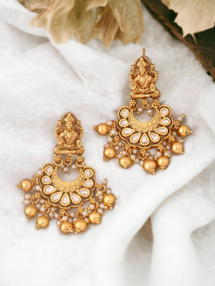 Golden Meenakshi Temple Danglers