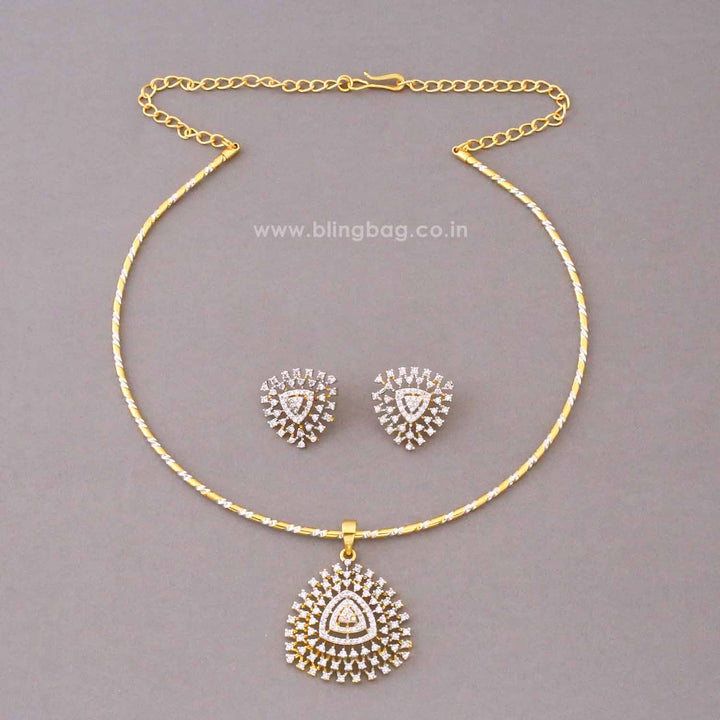 Golden Meher Pendant Set