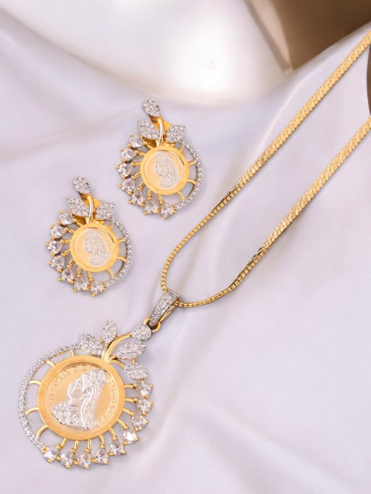 Golden Meriad Pendant Set