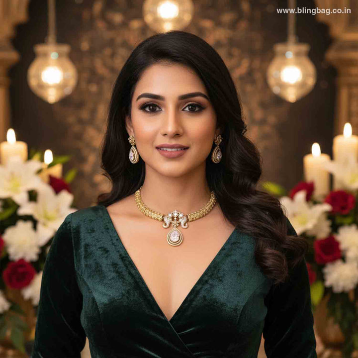 Golden Mili Victorian Jewellery Set - New Arrival