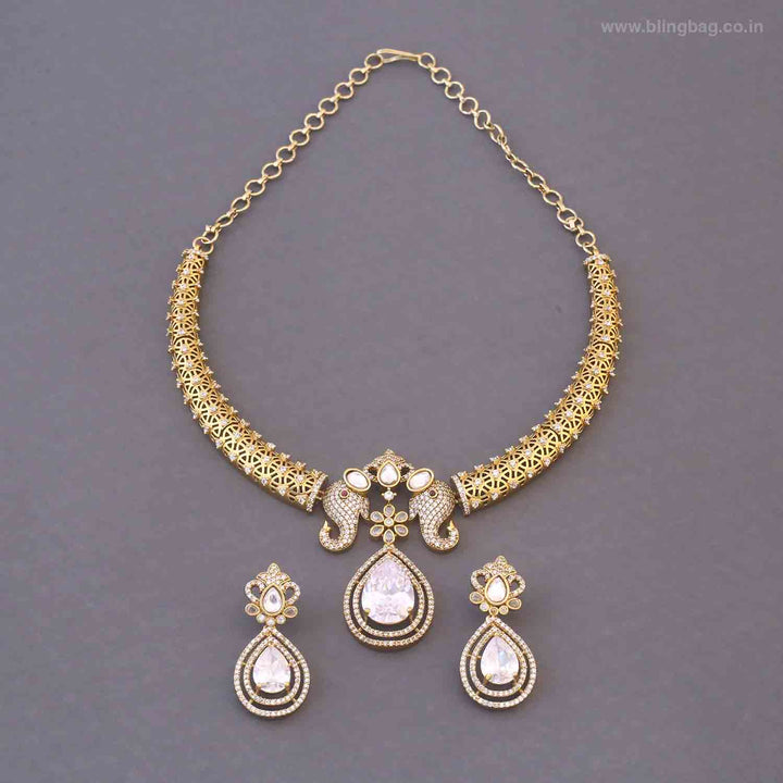 Golden Mili Victorian Jewellery Set - New Arrival