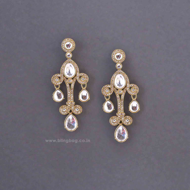 Golden Minal Danglers