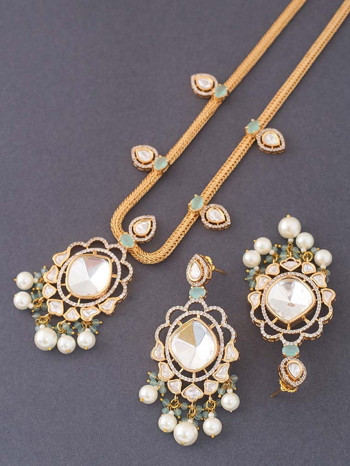 Golden Mint Catherine Zirconia Jewellery Set - EOSS