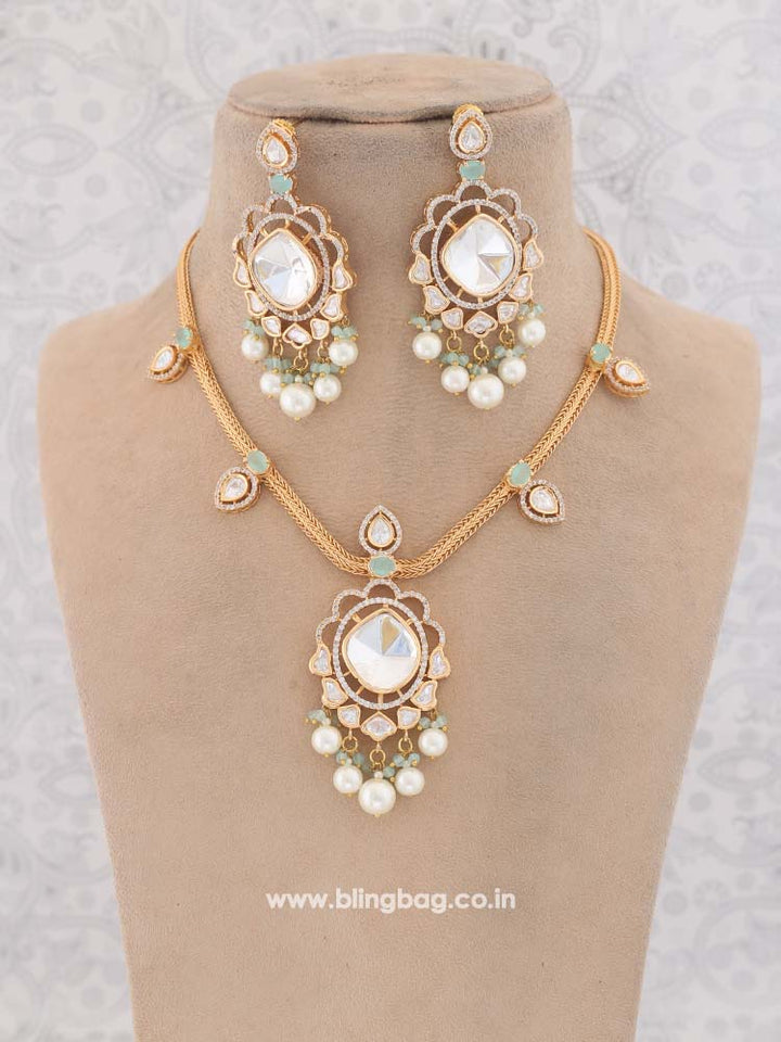 Golden Mint Catherine Zirconia Jewellery Set - EOSS