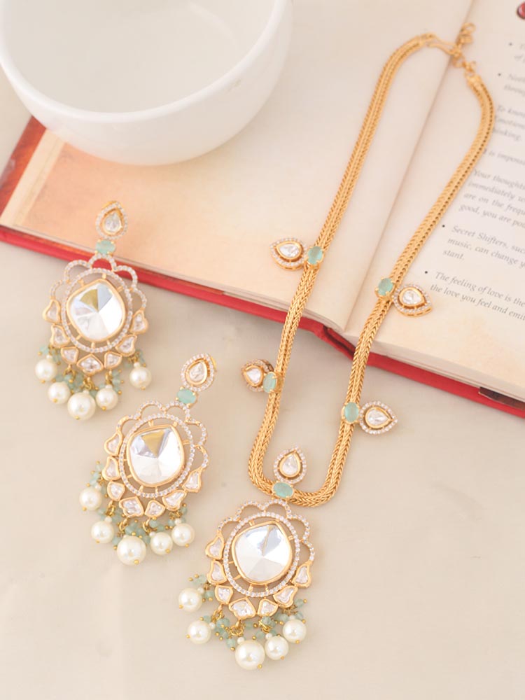 Golden Mint Catherine Zirconia Jewellery Set - EOSS