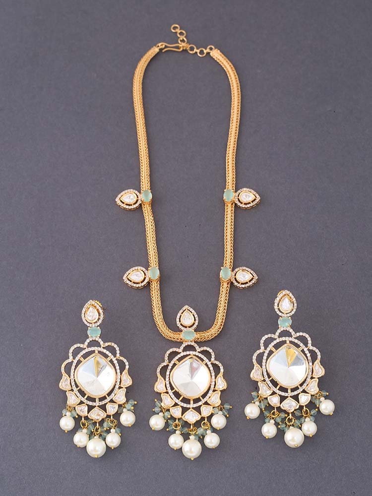 Golden Mint Catherine Zirconia Jewellery Set - EOSS