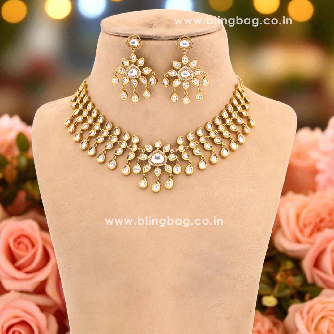 Golden Mirabella Antique Jewellery Set - New Arrival