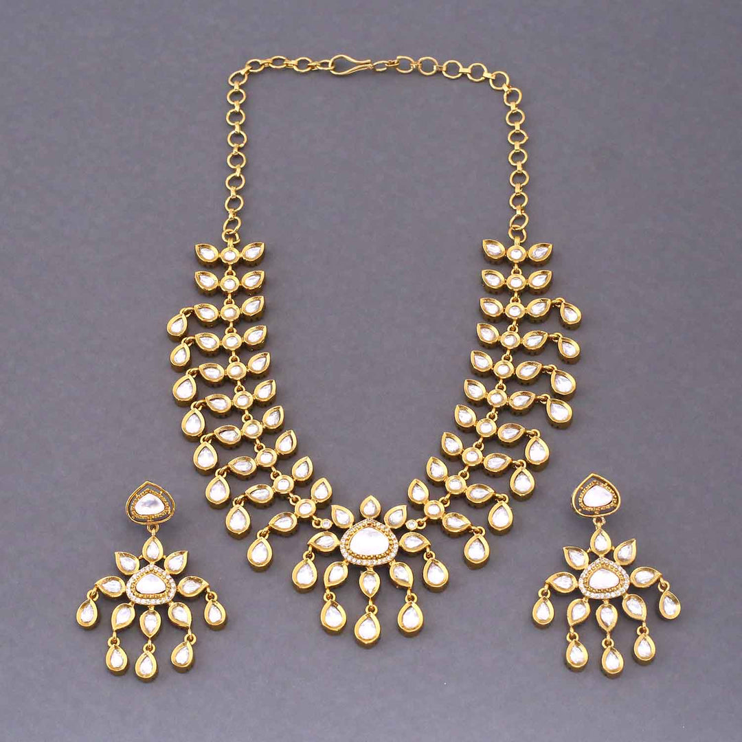 Golden Mirabella Antique Jewellery Set - New Arrival