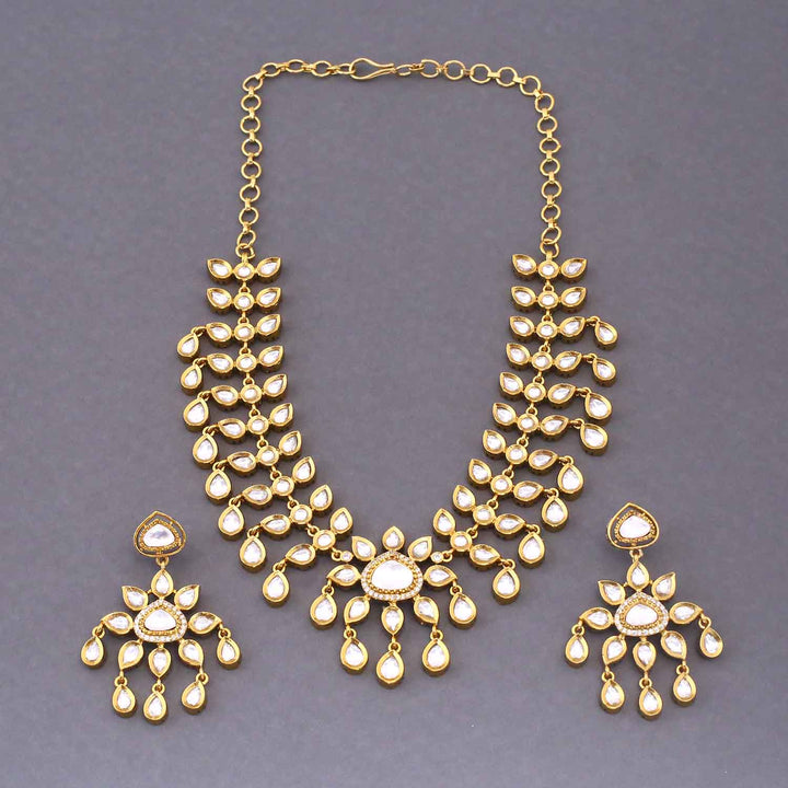 Golden Mirabella Antique Jewellery Set - New Arrival