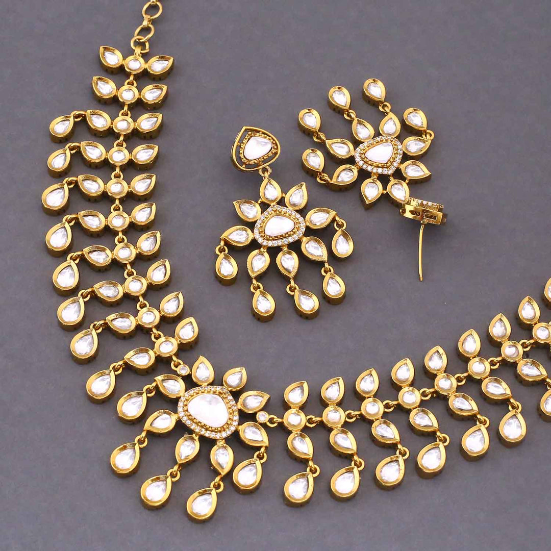 Golden Mirabella Antique Jewellery Set - New Arrival