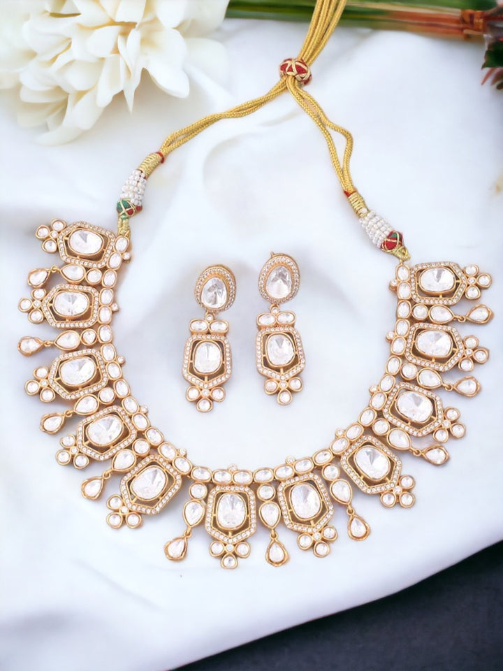 Golden Mishika Jewellery Set