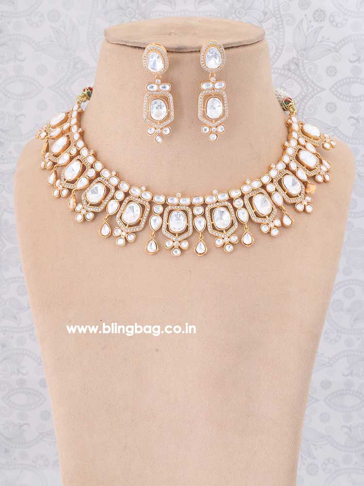 Golden Mishika Jewellery Set
