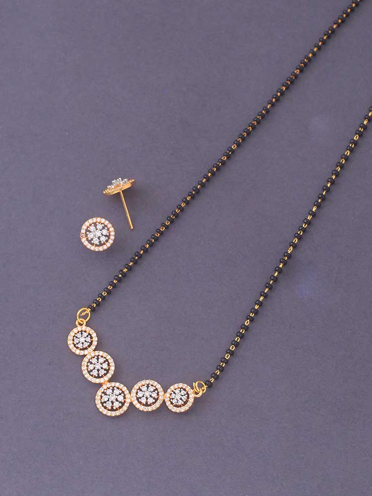 Golden Mithali Mangalsutra Set