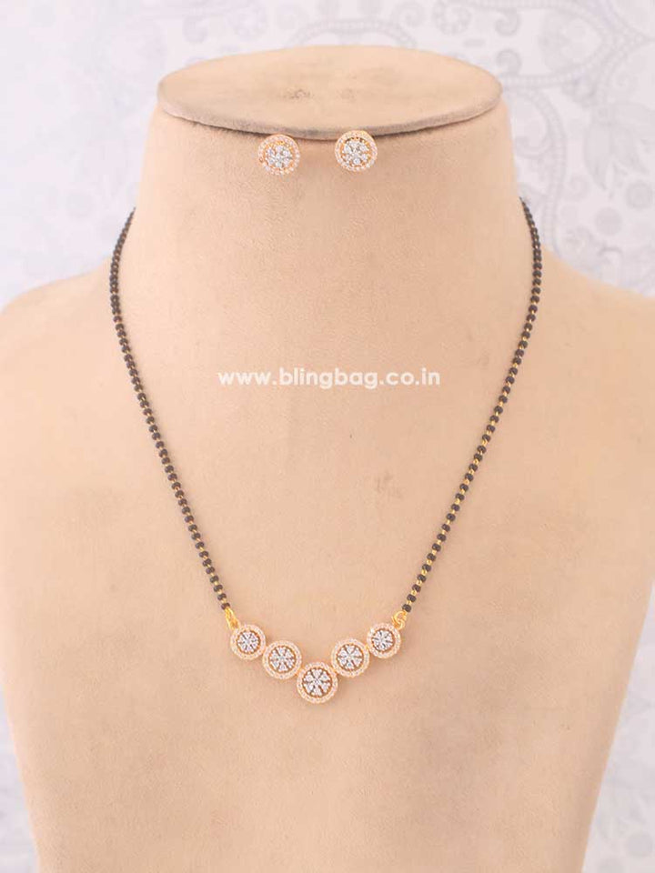 Golden Mithali Mangalsutra Set