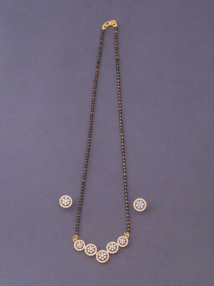 Golden Mithali Mangalsutra Set