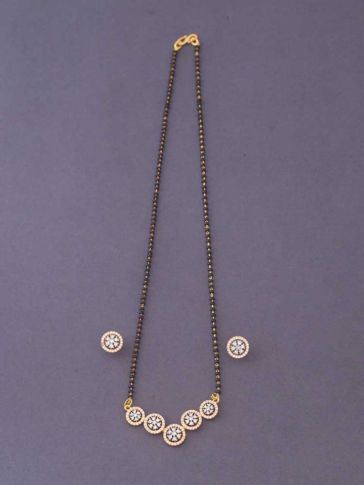 Golden Mithali Mangalsutra Set