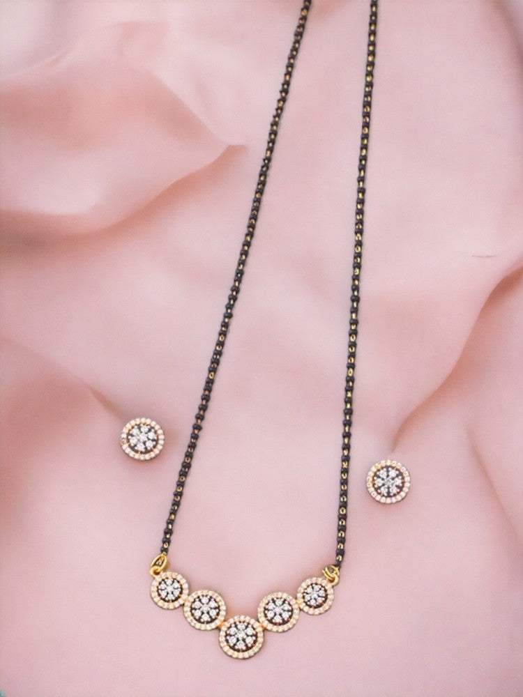 Golden Mithali Mangalsutra Set