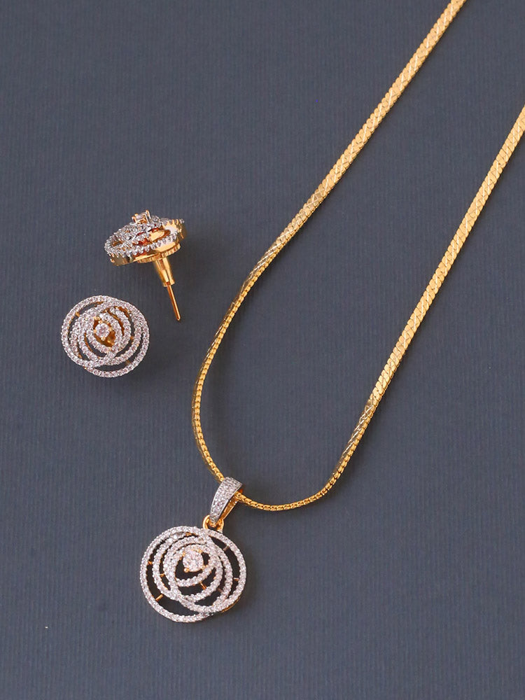 Golden Molly Pendant Set