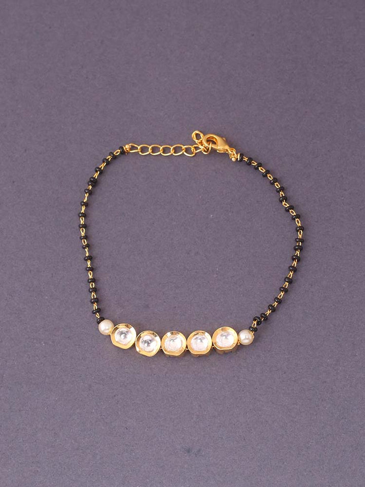 Golden Mona Mangalsutra Bracelet