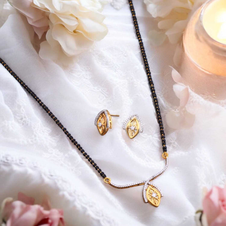 Golden Morina Mangalsutra Set