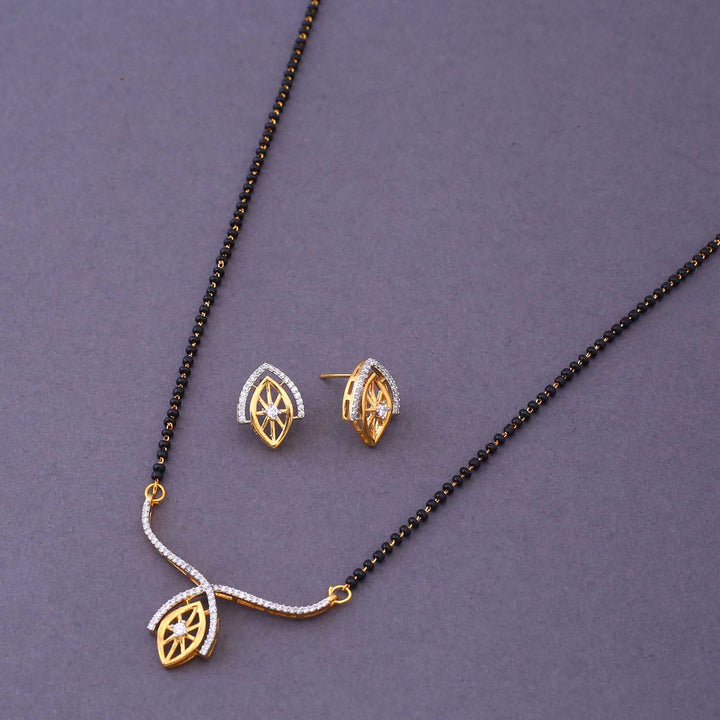 Golden Morina Mangalsutra Set