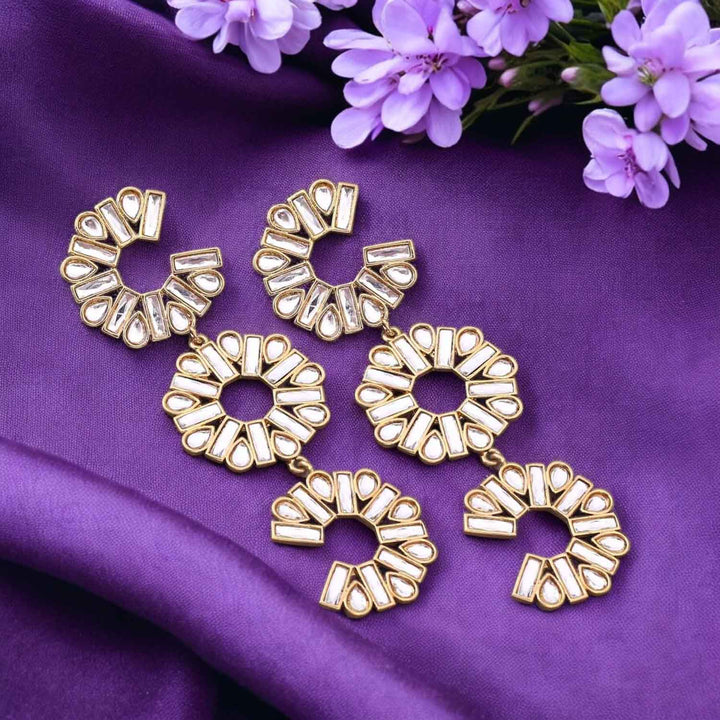 Golden NIshtha Danglers