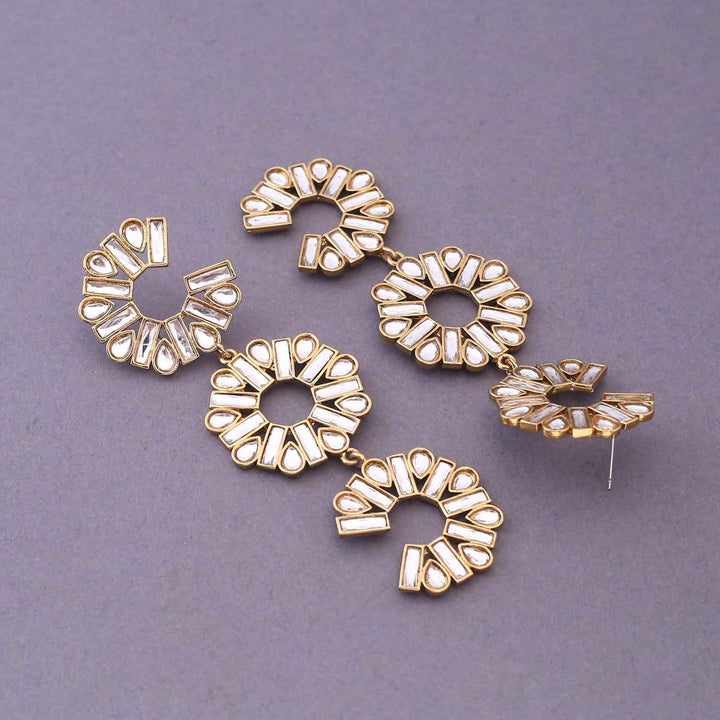 Golden NIshtha Danglers