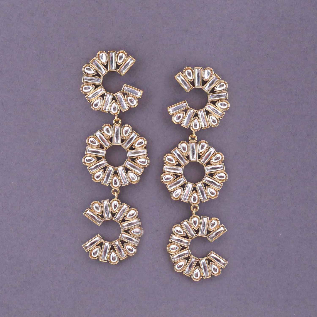 Golden NIshtha Danglers