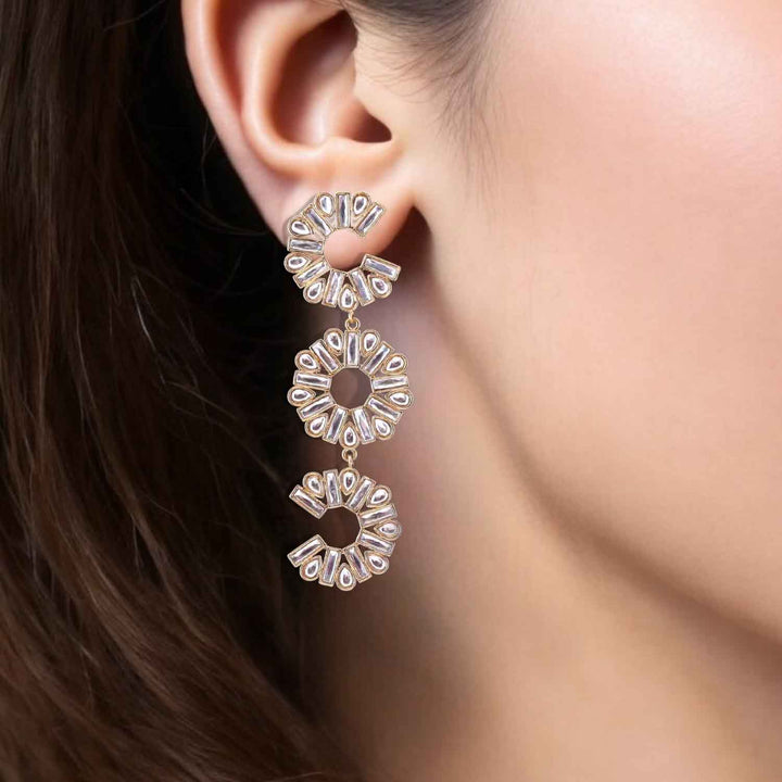 Golden NIshtha Danglers