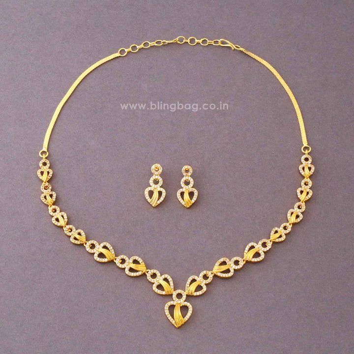 Golden Naara Antique Jewellery Set- New Arrival