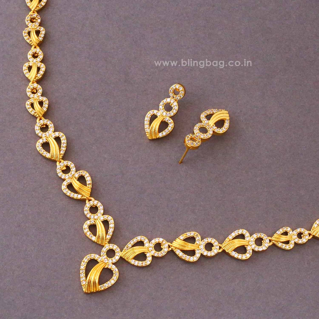 Golden Naara Antique Jewellery Set- New Arrival