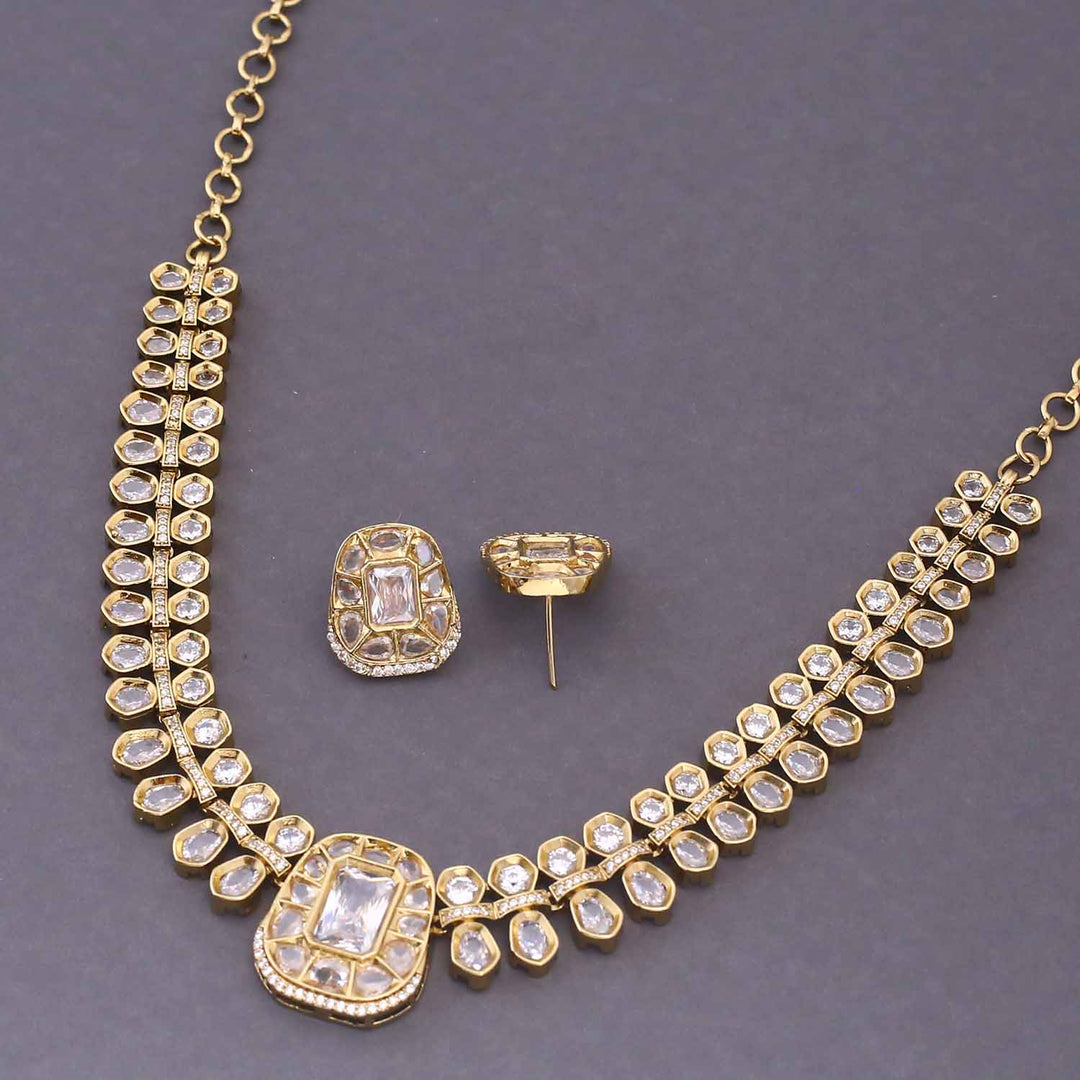 Golden Naria Victorian Jewellery Set - New Arrival