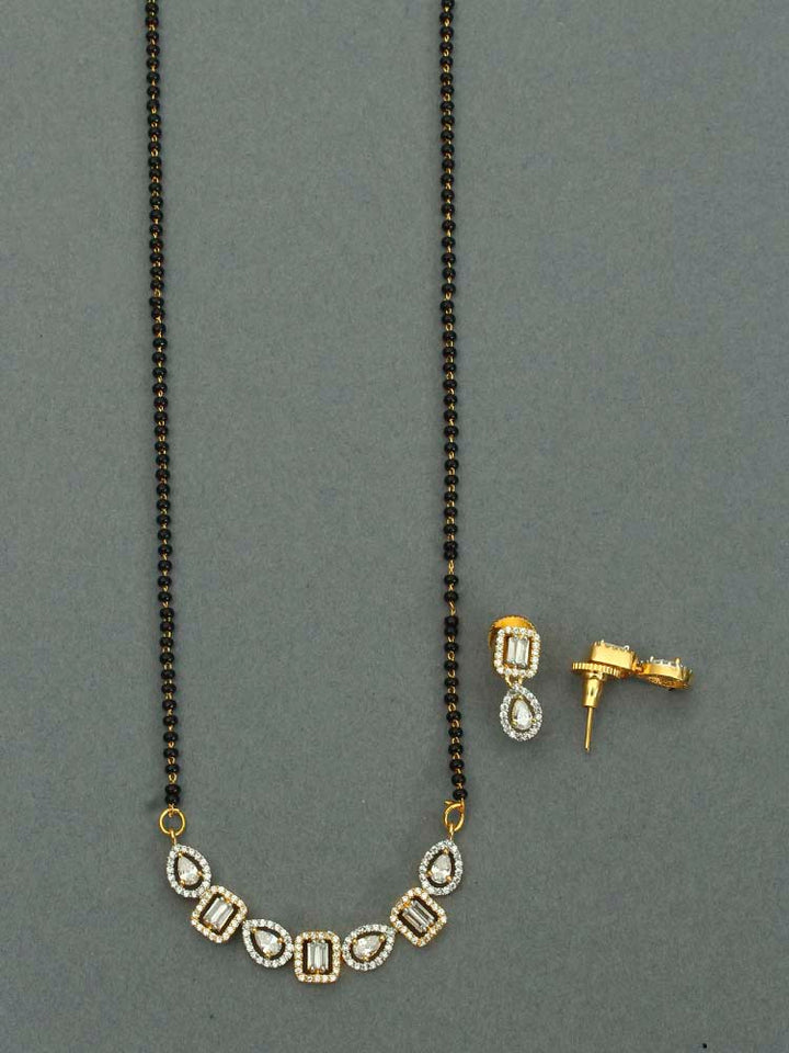 Golden Natalia Mangalsutra Set