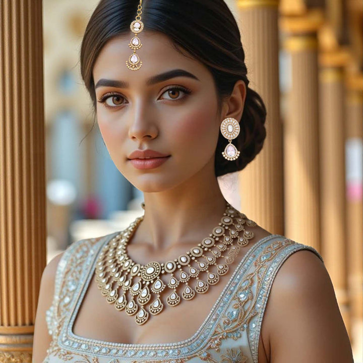 Golden Natalya Victorian Jewellery Set - New Arrival