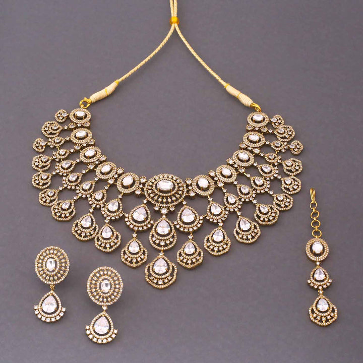 Golden Natalya Victorian Jewellery Set - New Arrival