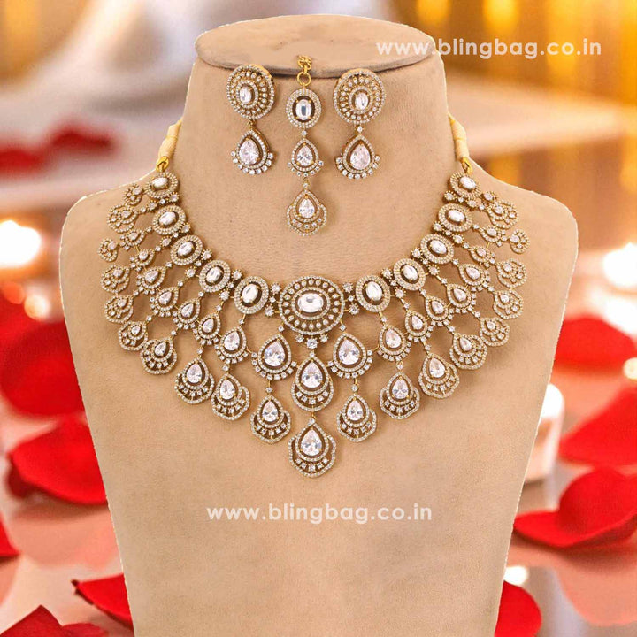 Golden Natalya Victorian Jewellery Set - New Arrival