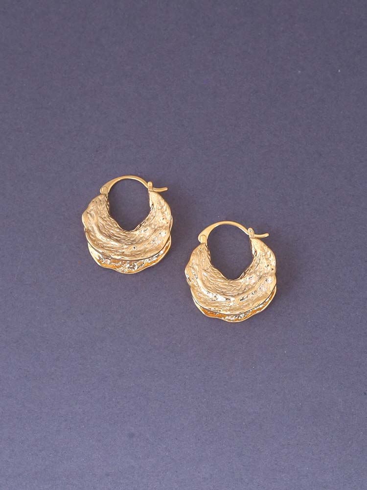 Golden Navi Hoops
