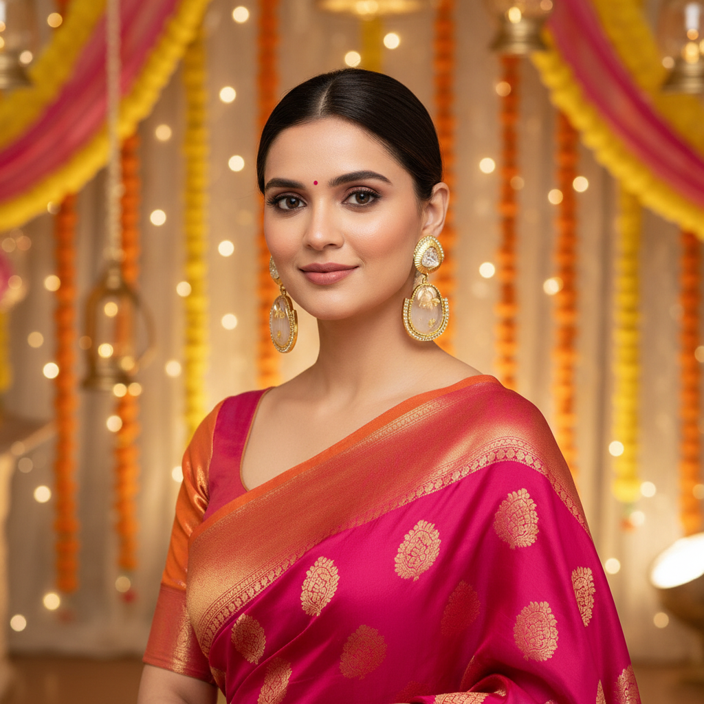 Golden Navika Danglers