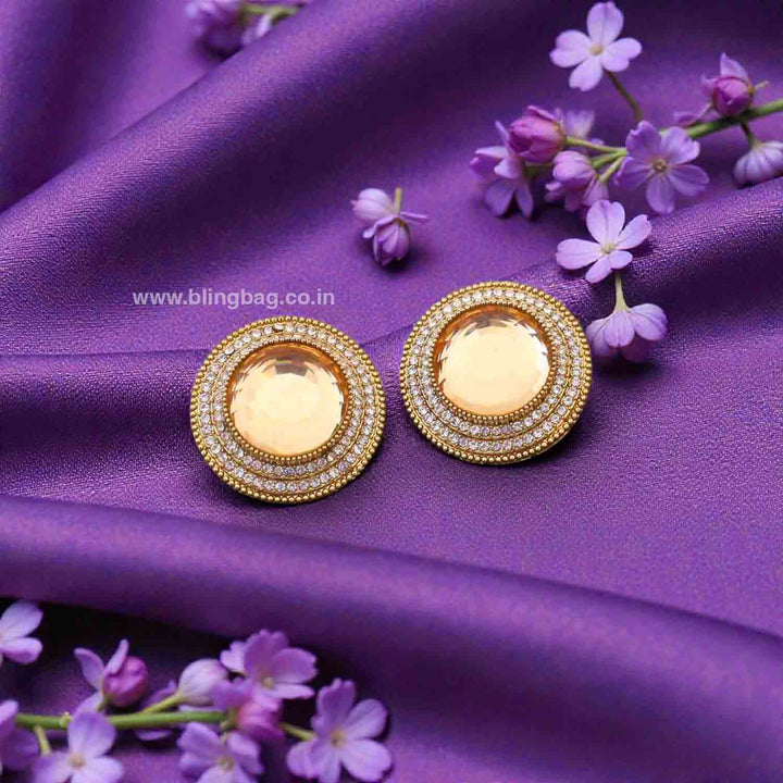 Golden Nishaa Studs