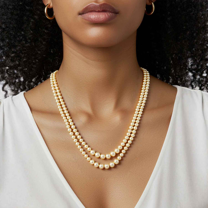 Golden Novelle Antique Jewellery Set - New Arrival