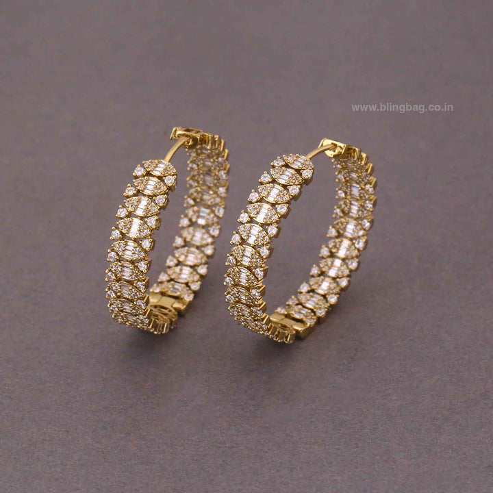 Golden Octiea Victorian Hoops