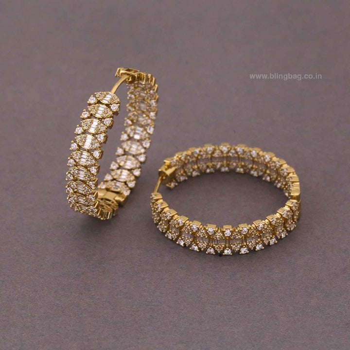 Golden Octiea Victorian Hoops