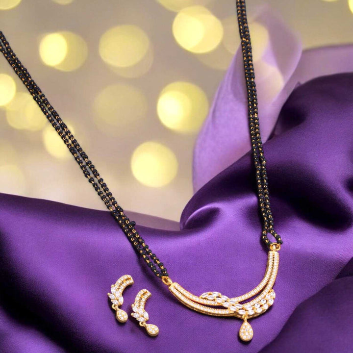 Golden Olivie Mangalsutra Set