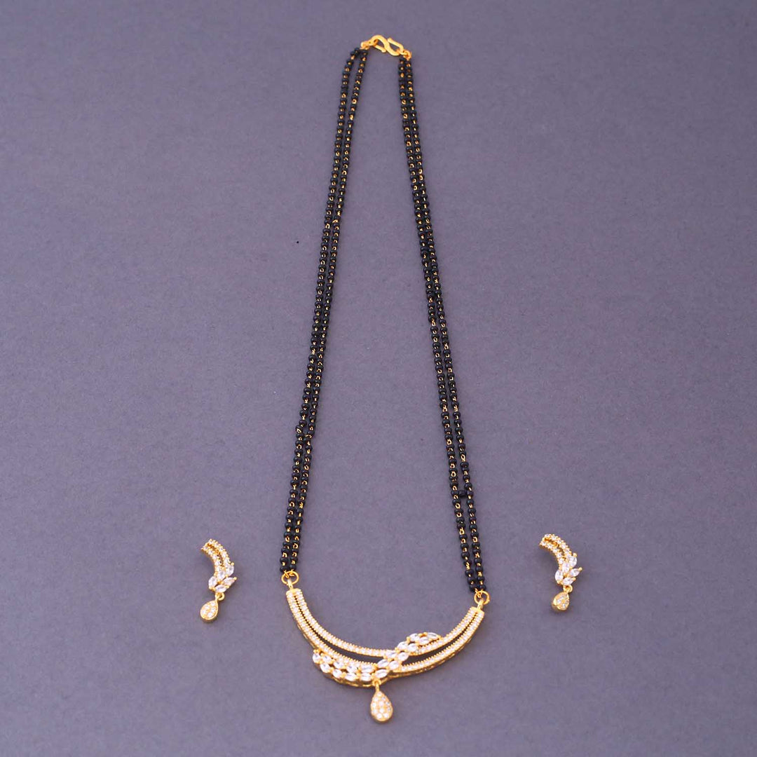 Golden Olivie Mangalsutra Set