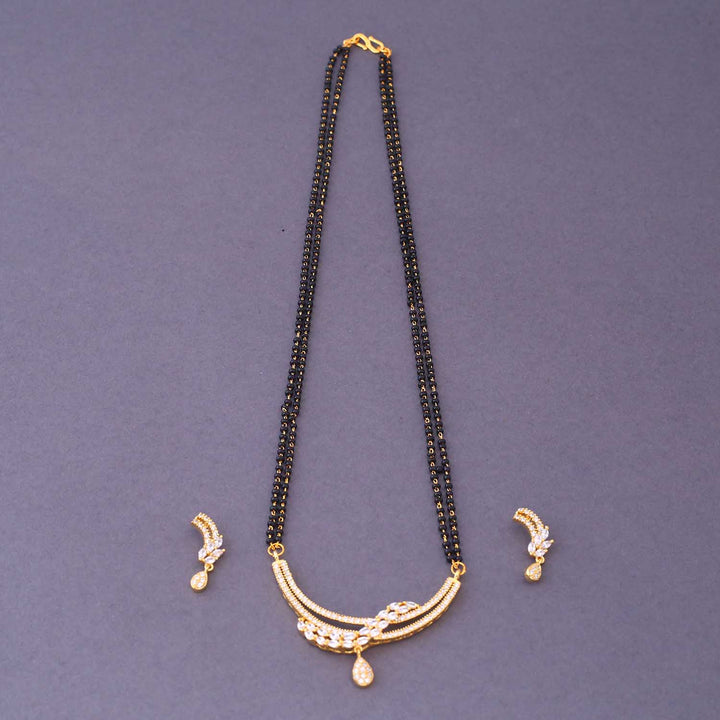 Golden Olivie Mangalsutra Set