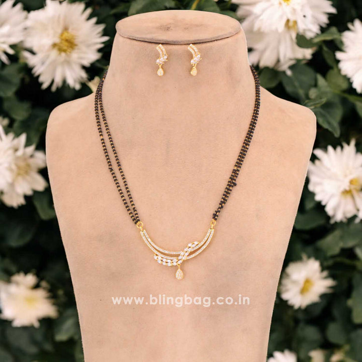 Golden Olivie Mangalsutra Set